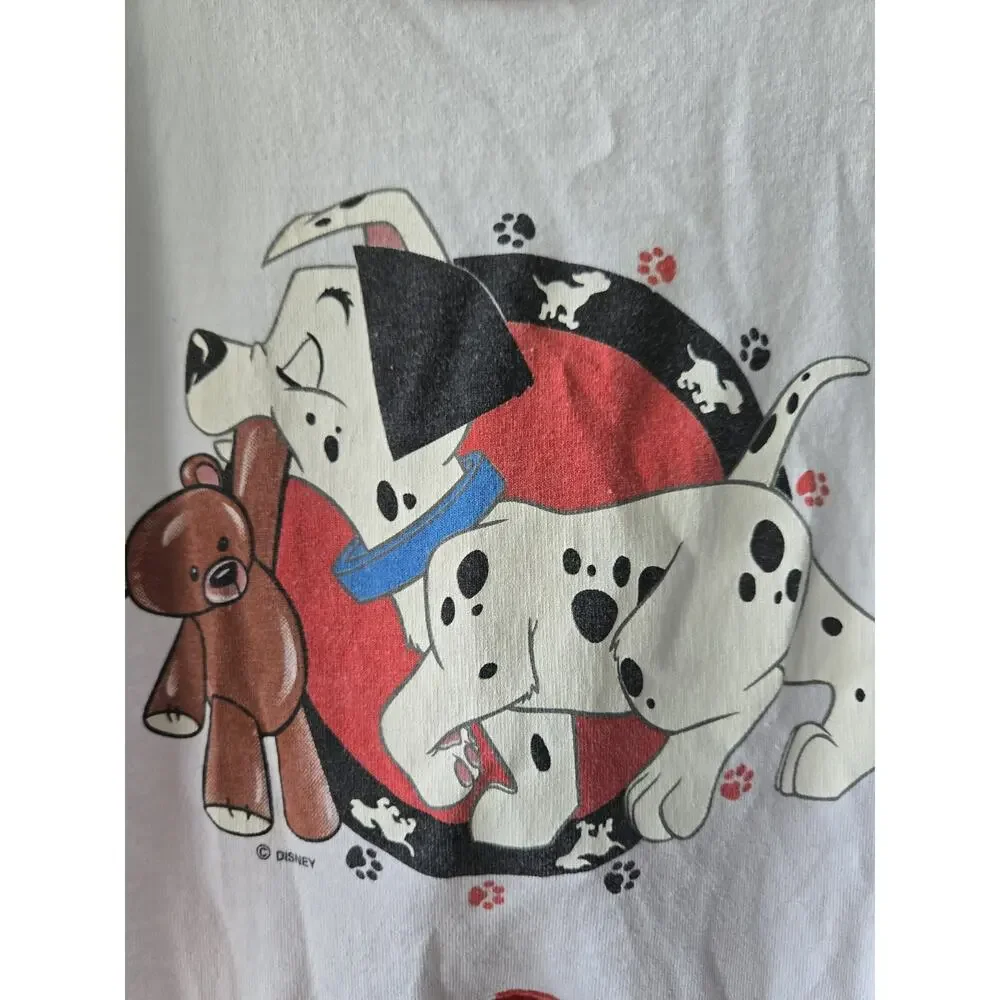 Vintage 101 Dalmatians Shirt & Shorts Polka Dot Set Size Girls Size 5/6